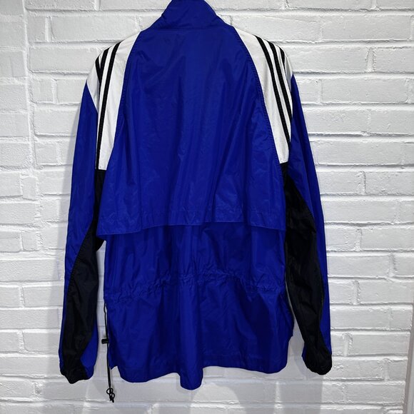 Vintage 90s Adidas Kentucky Wildcats Soccer Windbreaker Warm Up Jacket Men's XL - Picture 2 of 8